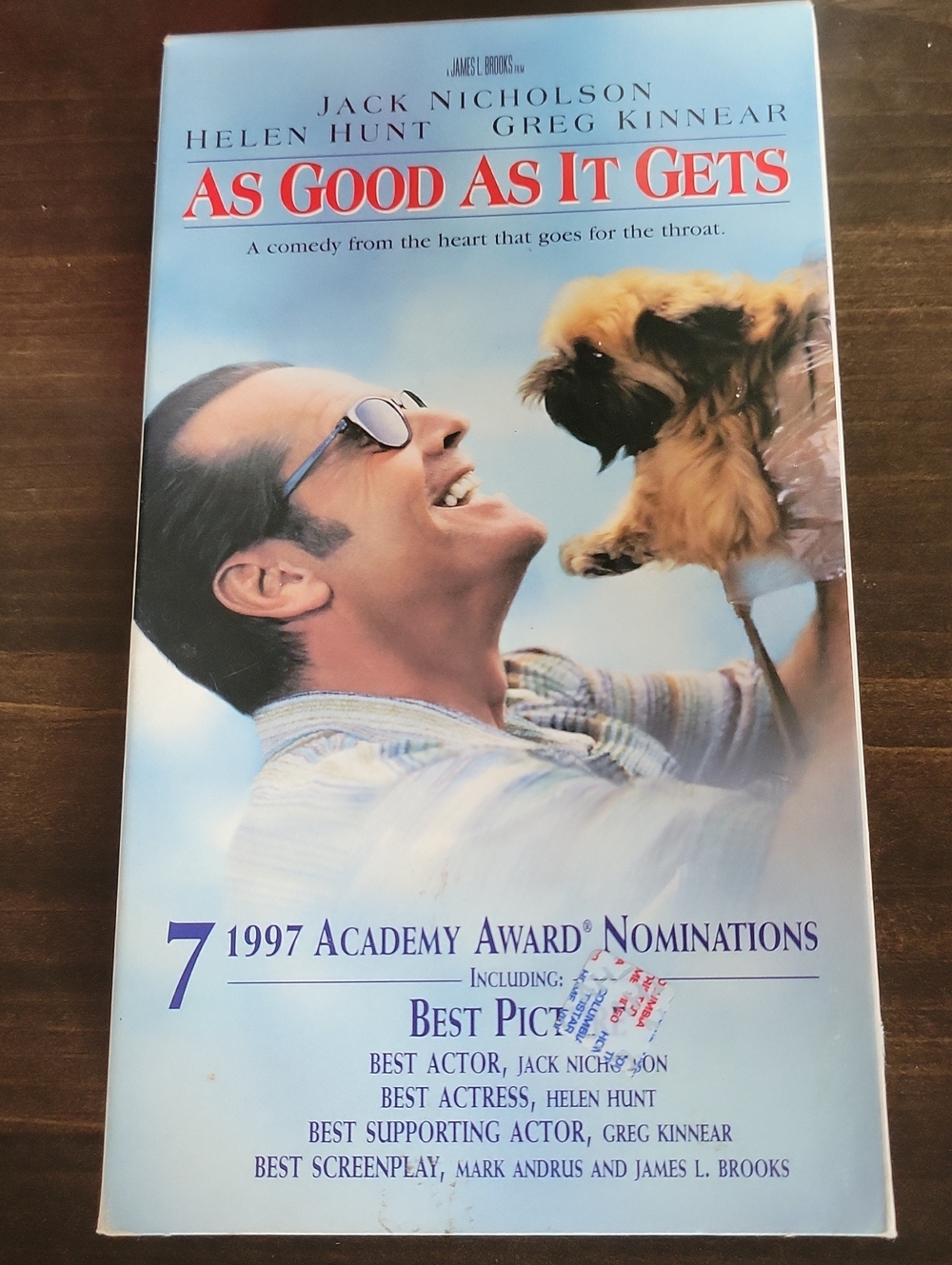 As Good As It Gets Movie Poster - Jack Nicholson (Blue)
